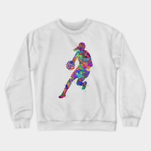 Basketball girl Crewneck Sweatshirt